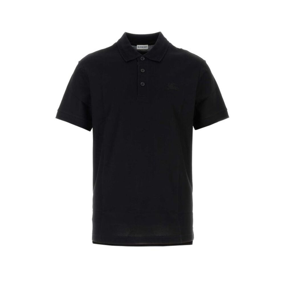 Burberry Men Black Piquet Polo Shirt